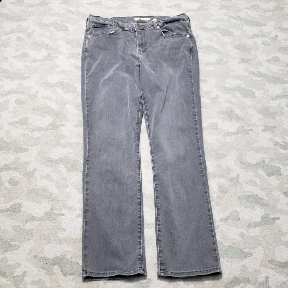 Levi's Jeans Womens‎ 12 Gray Classic Straight Denim